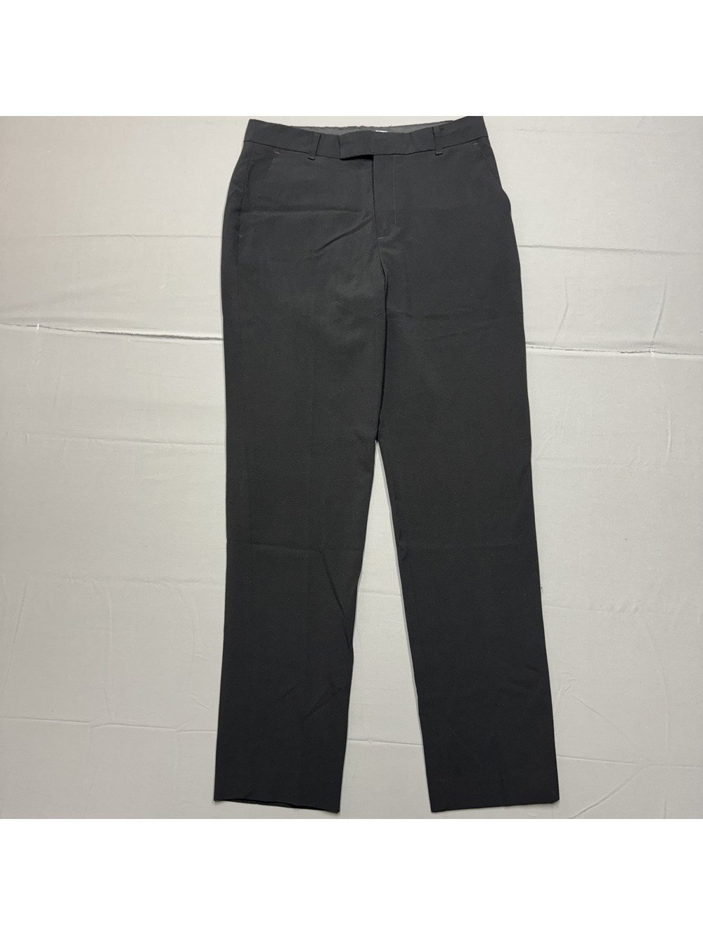 Calvin Klein Women's Dress Pants Size 30x29 Black Straight Leg Stretch Trousers